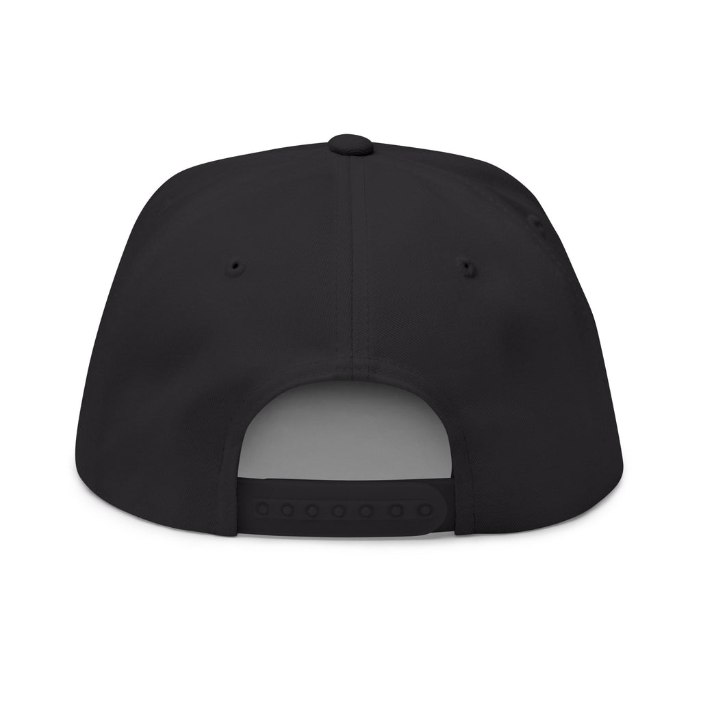 Flat Bill Cap (Embroidered/Snap=back)