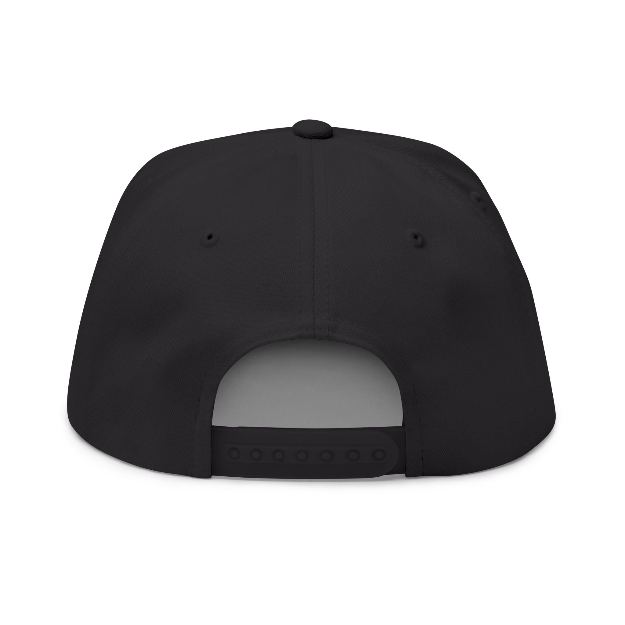 Flat Bill Cap (Embroidered/Snap=back)