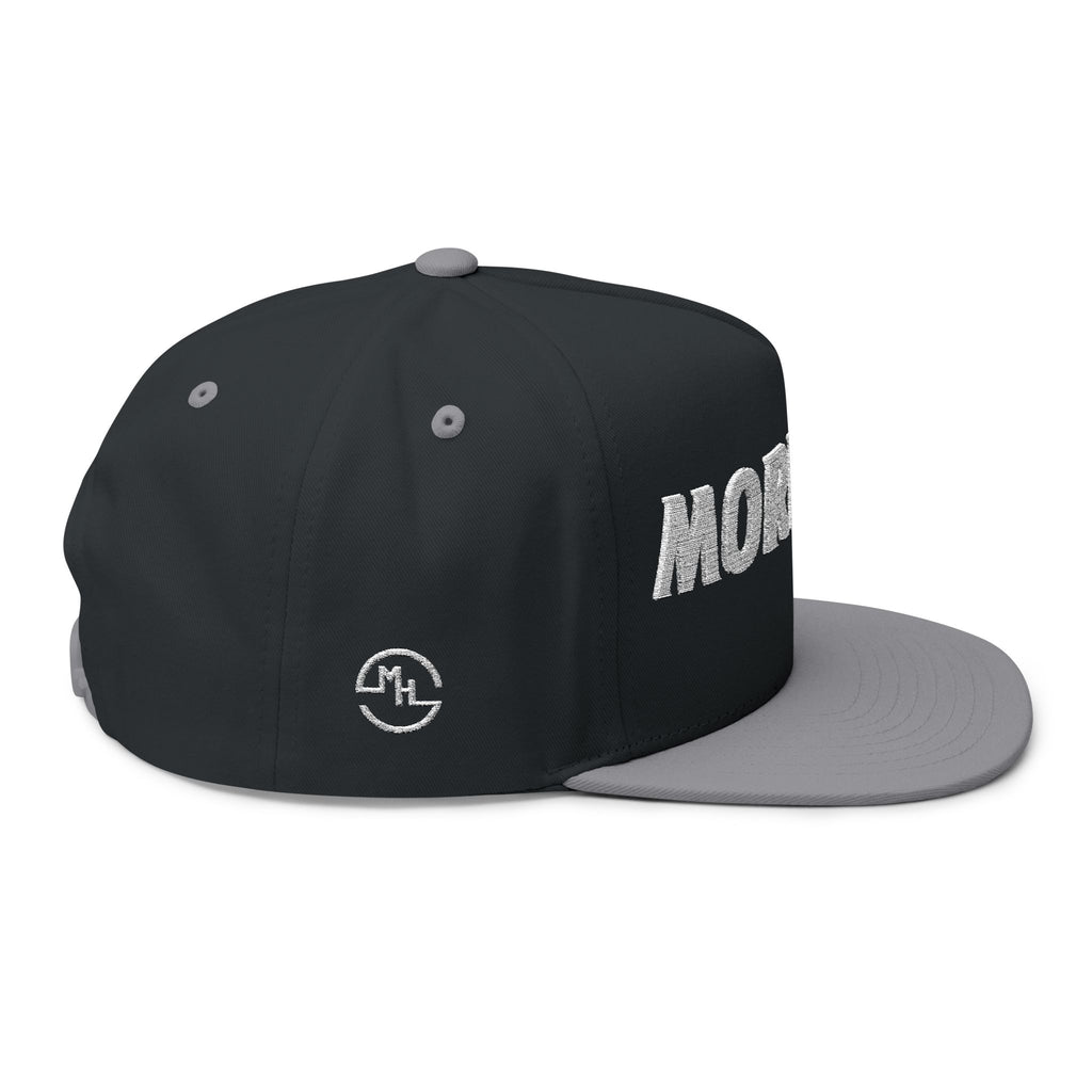 Flat Bill Cap (Embroidered/Snap=back)