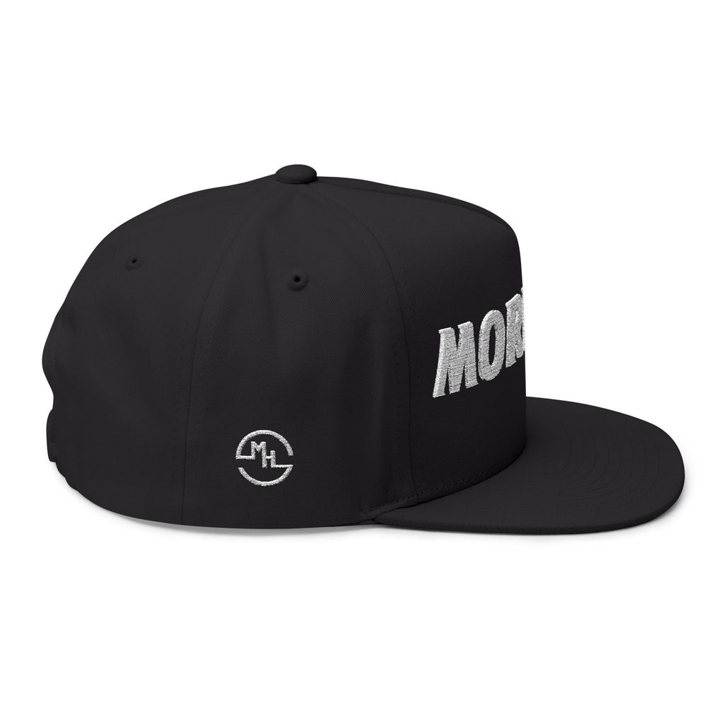 Flat Bill Cap (Embroidered/Snap=back)