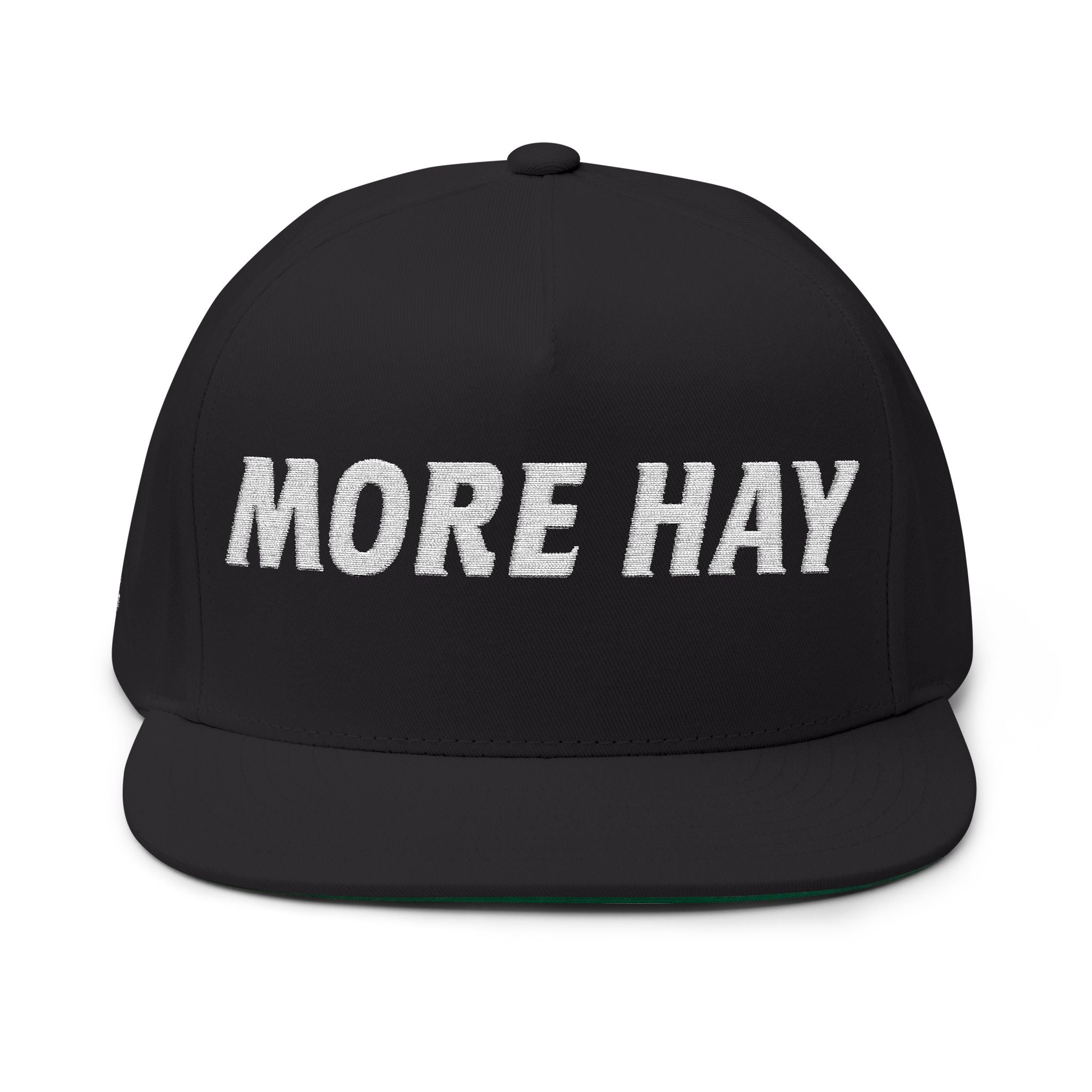Flat Bill Cap (Embroidered/Snap=back)