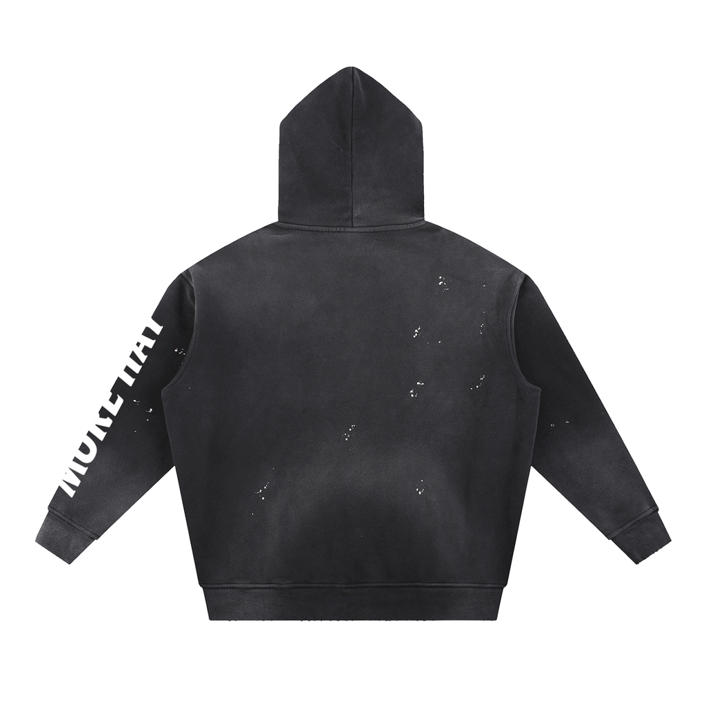 Vintage Style Fleece Hoodie